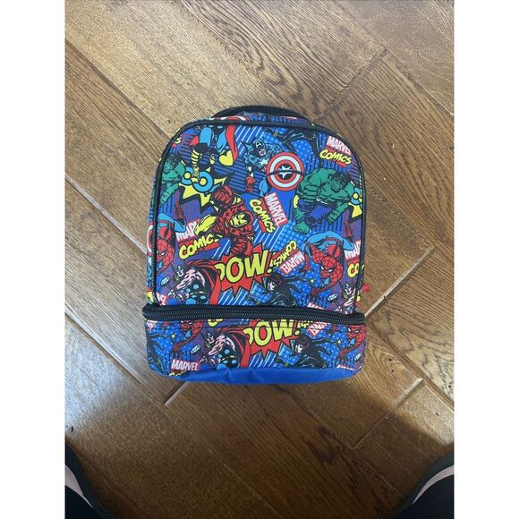 Kids Avengers Marvel Comics Spider-Man Hulk Ironman‎ Lunch EUC - Picture 2 of 6